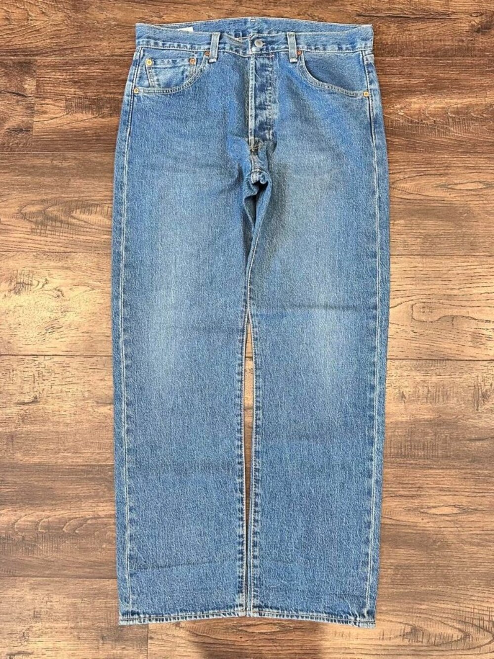Levi's 501 Blue Denim Jeans Big E Red Tab Reissue Size 32x30